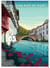 Affiche ville Saint-Jean-Pied-de-Port | A3 : 29,7x42cm
