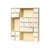 Calendrier de l'Avent 3 niches DIY en BOIS - 40x34x8 cm - Artemio