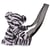Sac bandoulière ours zébré en peluche
