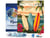 Diamond Painting Broderie Diamant Figured’Art 40x50cm toile tendue sur châssis en bois - diamants carrés - Affiche de voyage Honolulu