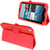 Housse Protection Cuir Rouge Samsung Galaxy Tab 3 8 Pouce T3100 Support Integral YONIS
