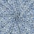 Tissu Jersey Coton imprimé Petites Fleurs Bleues sur fond Blanc