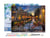 Peinture par Numéro Figured'Art avec Cadre - Canal Amsterdam - Kit de Loisir Créatif DIY Numéro d'Art Complet - 40x50cm toile tendue sur châssis