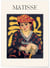 Poster Matisse - Femme orientale | A3 : 29,7x42cm