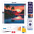 Mini Diamond Painting Broderie Diamant Figured’Art 25x25cm toile entière roulée avec diamants ronds - Mer et Coucher de Soleil
