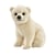 Peluche Ours Polaire Assis 24cmH