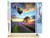 Peinture par Numéro Figured'Art - Montgolfières au dessus des Champs vertical - Kit de Loisir Créatif DIY Numéro d'Art Complet - 40x50cm toile roulée + châssis en bois à monter