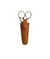 ETUI EN CUIR POUR CISEAUX - ESPOO - MUUD Whisky taille n°Largeur en haut :3,5 cm et Largeur en bas : 2 cm et Hauteur: 8 cm