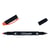 Surligneur double pointe biseautée et fine - TOMBOW - Corail - MONO edge
