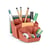 Pot à crayons multi-compartiments Terracotta - CEP
