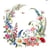 4 serviettes en papier découpage collage 33 cm POT POURRI DE FLEURS FLSS 102