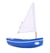 Bateau Le Bâchi bleu 17cm - Maison Tirot