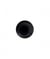 Carte de 5 boutons Polyester à queue Noir 12mm - Union Knopf Noir