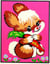 Kit canevas blanc Le lapin 20x25cm
