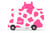 Candycar Vans - Strawberry Moo