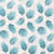 Tissu Coton Enduit Feuilles de Palmiers sur fond Ecru