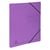 Classeur 2 anneaux 15mm carte lustrée imprimée - A4 - Violet - x 10 - Exacompta