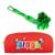 Kit loto bingo 3 en 1 : trousse + baton magnetique vert + 100 pions - lotoquin - accessoires jeu, materiel