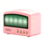 Mini Enceinte Bluetooth Rose Rétro USB Radio FM Son Stéréo Puissant YONIS