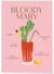 Affiche Cocktail Bloody Mary 2 | A3 : 29,7x42cm