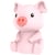 Veilleuse petit cochon rose à défilement de couleurs
