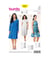Patron Burda 6821 Robe du 34 au 46 taille n°FR 34-46