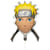 Ballon Aluminium Géant Hélium Visage Naruto Shippuden - 71 cm