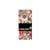 Coupon de tissu en coton Fleurs fuchsia 55 cm