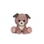 Peluche - Peluche Puppy Eyes Pets - Chien rose poudré et gris - 22 cm