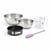 Set pâtisserie avec mini moule à manqué 18 cm, 2 bols à mixer, verre mesureur et spatule Zenker