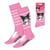 Sanrio - Paire de Chaussettes Kuromi Pink Stripes 36-43
