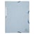 Chemise 3 rabats à élastiques carte lustrée 400g/m2 - A4 - Gris tourterelle - x 25 - Exacompta