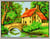 Kit canevas Le pont 20x25cm