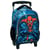 Sac à dos à roulettes Spiderman Neon Web 30 CM Trolley Maternelle