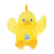 Peluche - Peluche Poussin jaune avec cloche bleue "Piou Piou Sonore" - 15 cm