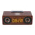 Enceinte Bluetooth Bois Multifonction Recharge Sans Fil Alarme 6W Marron YONIS
