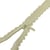Fermeture dentelle non séparable ajustable - jaune pastis