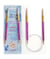 Aiguilles à tricoter circulaires fixes 80 cm Bois Flair Du N°3 au 10 - Pony taille n°6,5