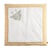 Grand tapis 100x100 cm en coton blanc