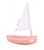 Bateau Le Bâchi rose 17cm - Maison Tirot