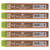 Mines de rechange Pilot Begreen - 0,5 mm - Dureté 2B - Lot de 5 étuis de 12 mines