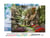 Peinture par Numéro Figured'Art avec Cadre - Paysage de campagne - Kit de Loisir Créatif DIY Numéro d'Art Complet - 40x50cm toile tendue sur châssis