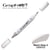 Graph'It - Marqueur manga à l'alcool Graph'it Brush 9403 Warm Grey 3