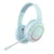Casque Audio Gaming Sans Fil Pliable Réduction De Bruit Avec Microphone Bleu YONIS