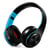 Casque Audio Bluetooth Sans Fil Pliable Avec Micro Autonomie 10H Noir Bleu Noir YONIS