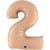 Ballon Géant Chiffre 2 Satin Nude (102 cm)