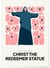 Affiche Rio Statue du Christ Rédempteur | A3 : 29,7x42cm