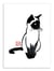 Affiche 30 x 40 cm - Siamese - Pechane Sumie