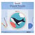 Figured'Art Punch Needle Kit Complet pour Adultes et Enfants - Orque dans la Mer - Parfait pour Débutant. Set prêt à broder taille 20x20cm avec cadre circulaire