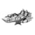 MetalEarth: STAR WARS (EP7) FIRST ORDER SNOWSPEEDER 8.26x5.72x3.43cm, maquette 3D en métal avec 2 feuilles, sur carte 12x17cm, 14+